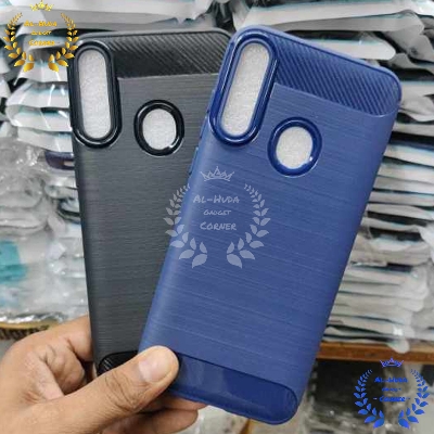 Picture of Spigen cover For Walton Primo N4 Carbon Fiber Back cover Soft Slim Fashion Non-Slip Protective Carbon Fiber Phone Case (Best Quality)