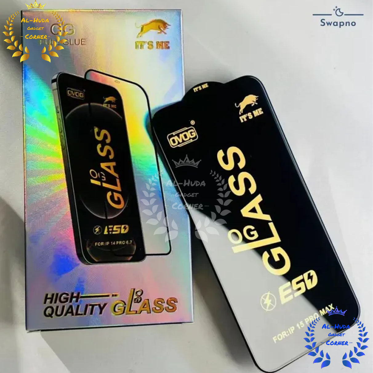 Picture of For Realme C17 / Realme 7i Screen Protector OG Its Me Premium Full Glue Glass its Good Super Tempered Full Protection Anti ESD Screen Glass Protector