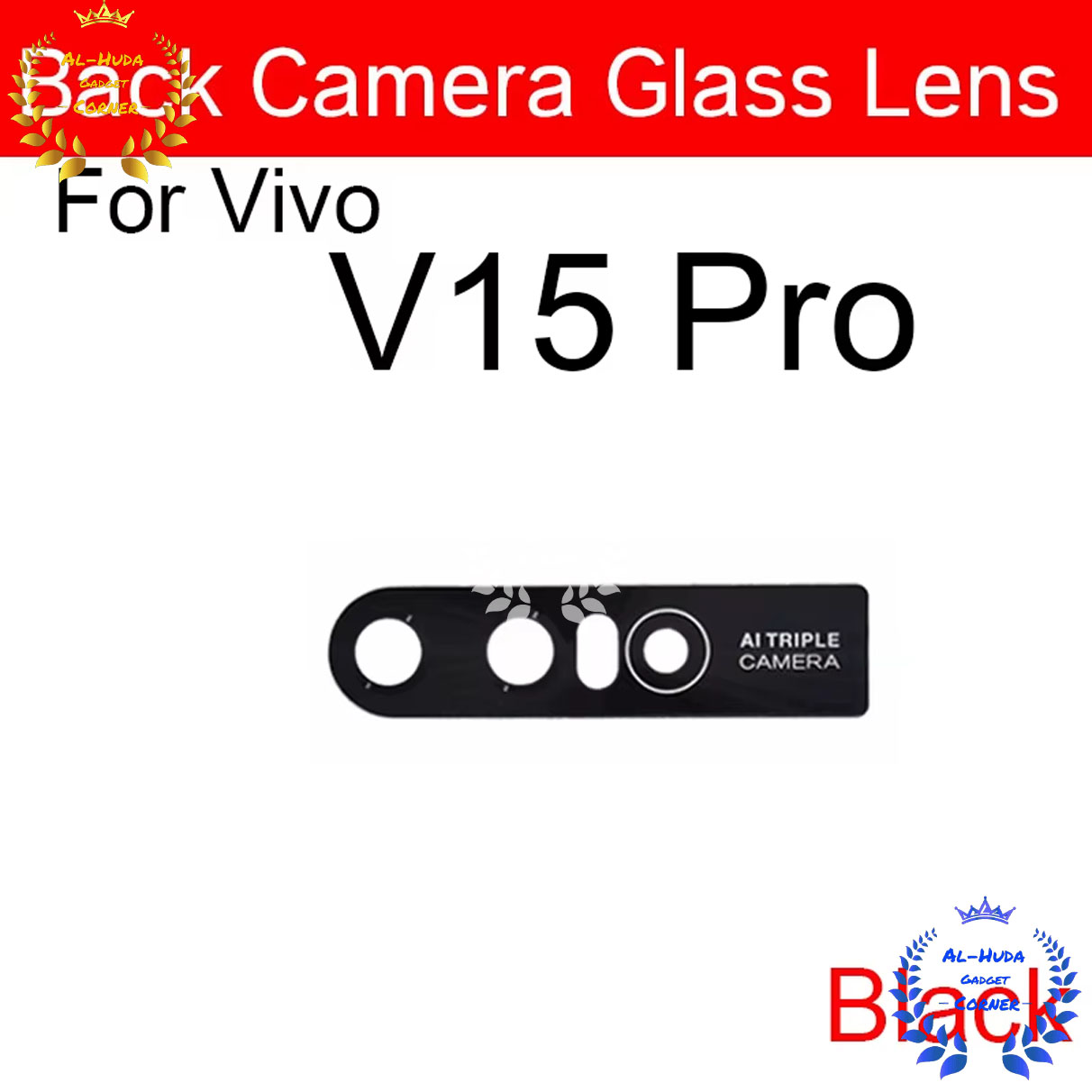 Picture of Main Back Camera Glass Lens / main Back Camera Lens / Back main Camera Glass Lens / Back main Camera Lens / Rear Back Camera Glass for Vivo v15 Pro