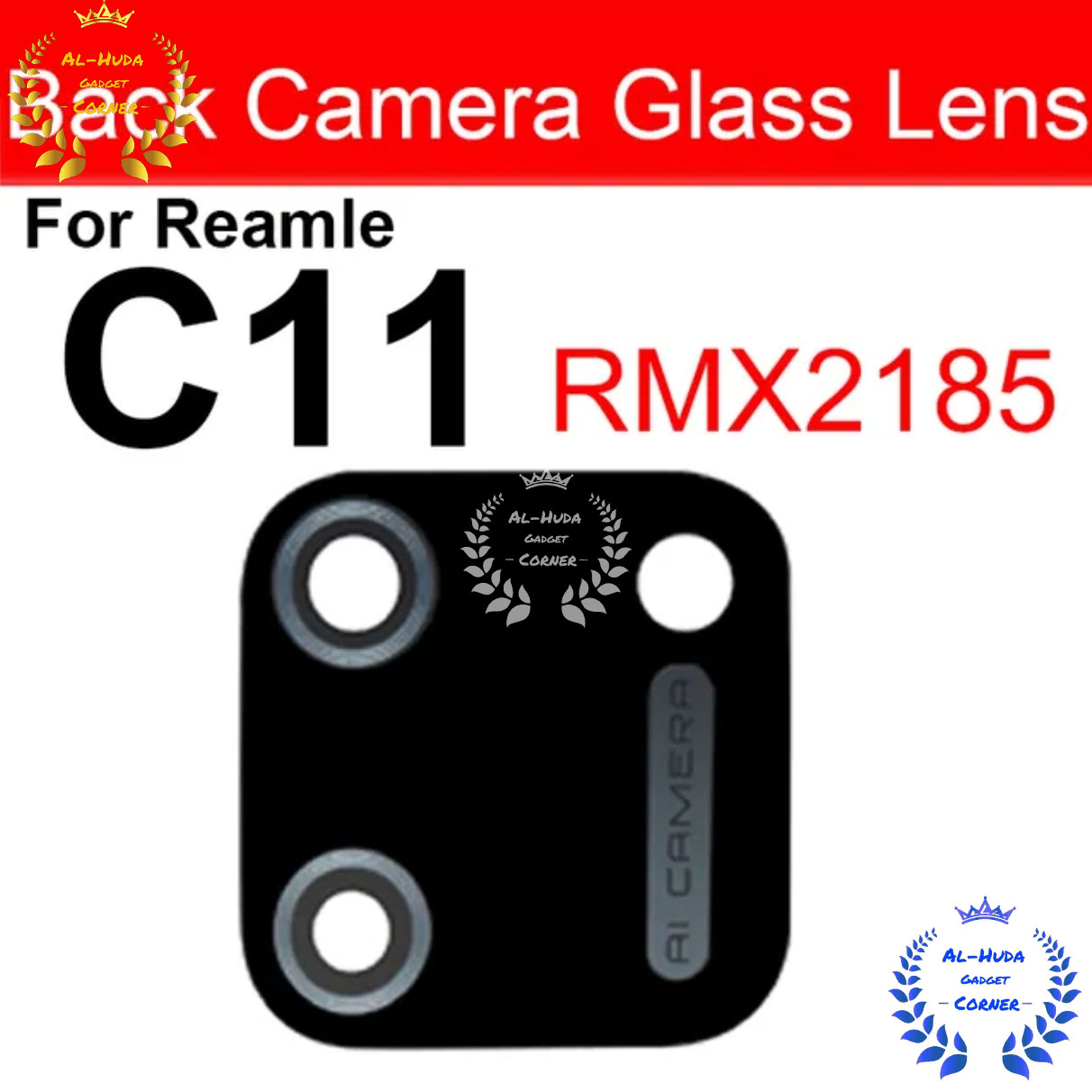 Picture of Main Back Camera Glass Lens / main Back Camera Lens / Back main Camera Glass Lens / Back main Camera Lens / Rear Back Camera Glass for Realme C11