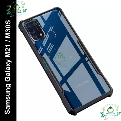 Picture of Samsung Galaxy M21 / Samsung Galaxy M30S back cover Black Soft Ultra-Thin Flexible Protective Mobile Phone Back Cover