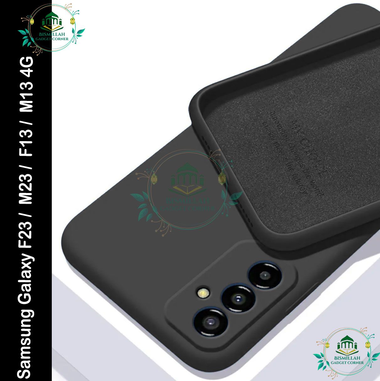Picture of Shockproof & Transparent Crystal Clear Back Cover Case / Matte Protective Lens Flexible Back Cover for Samsung Galaxy F23 / Samsung Galaxy M23 / Samsung Galaxy F13 / Samsung Galaxy M13 4G | Slim Silicone Cover with Soft Lining Shockproof Bumper Case