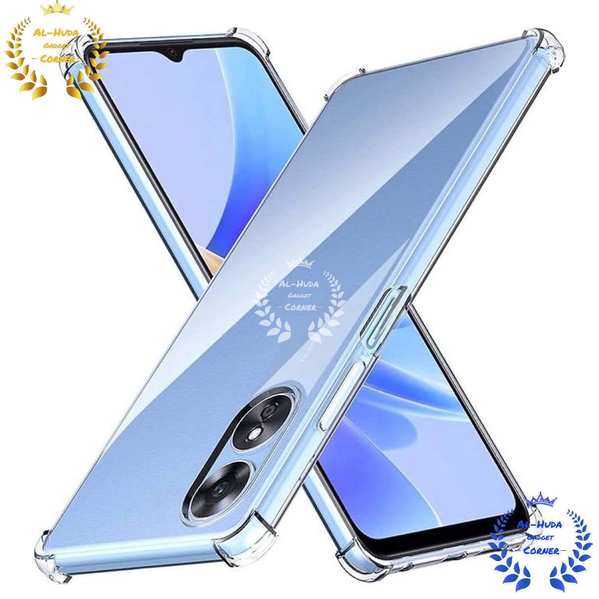 Picture of Shockproof & Transparent Crystal Clear Back Cover Case / Matte Protective Lens Flexible Back Cover for Vivo Y100 5G / Vivo Y100A 5G / Vivo T2 5G | Slim Silicone Cover with Soft Lining Shockproof Full Body Bumper Case