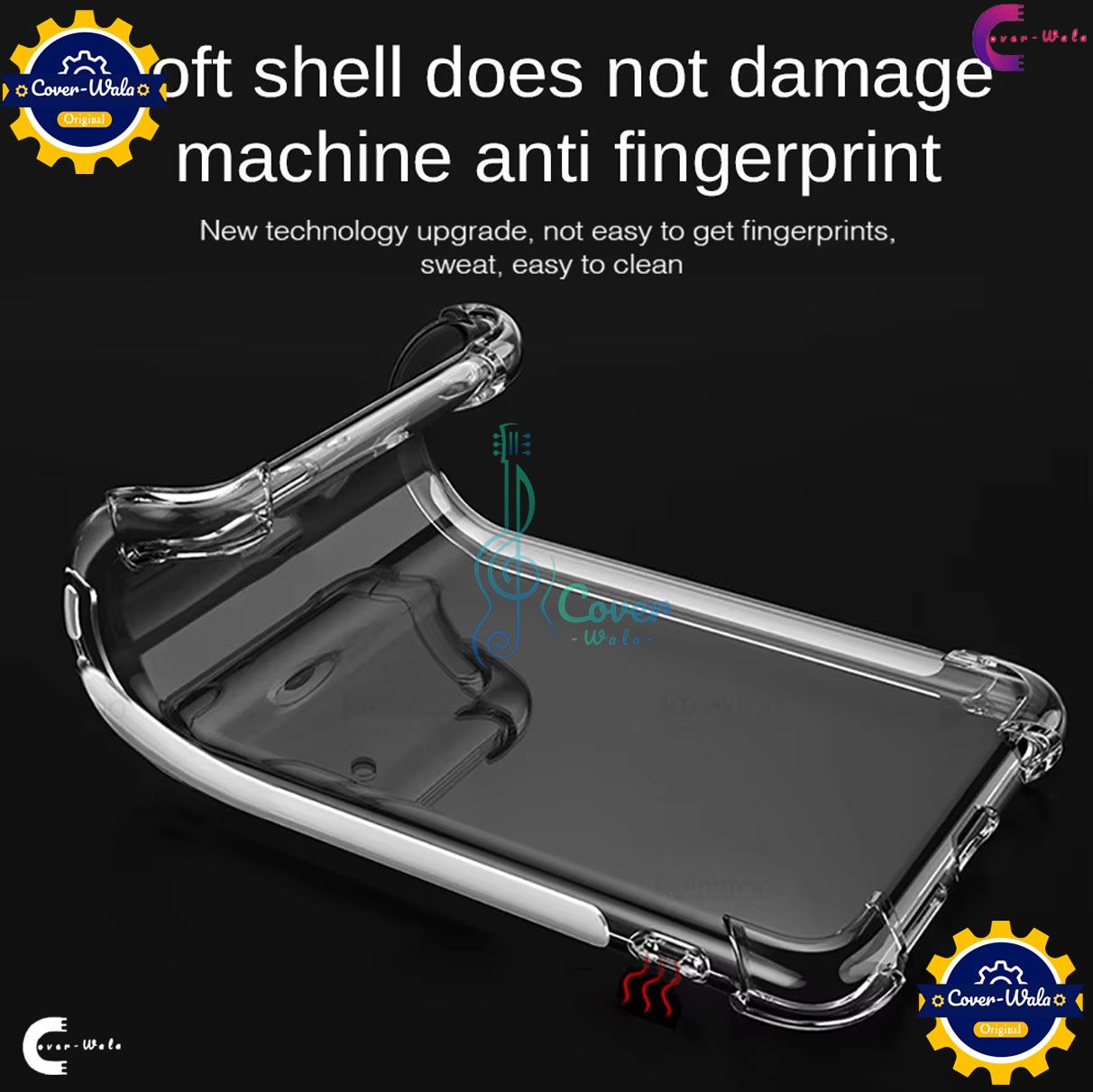 Picture of For Samsung Galaxy S24 PLUS Premium Silicone Case Crystal Clear Soft TPU Ultra-Thin Transparent Flexible Protective Mobile Phone Back Cover