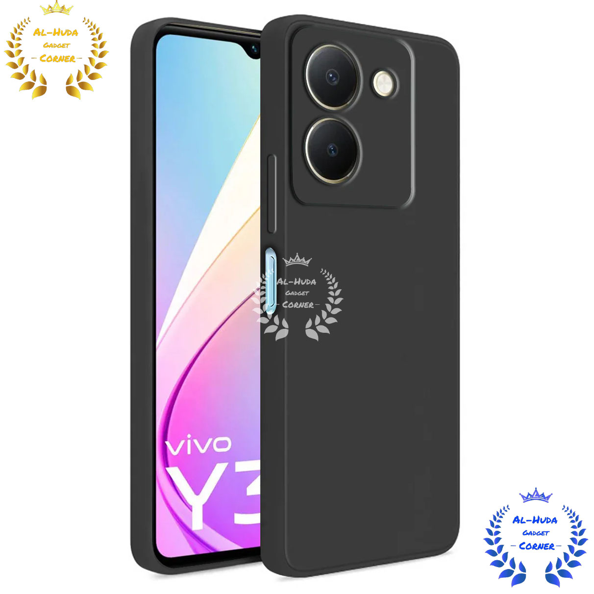 Picture of Shockproof & Transparent Crystal Clear Back Cover Case / Matte Protective Lens Flexible Back Cover for Vivo Y36 4G / Vivo Y78 5G / Vivo Y27 5G | Slim Silicone Cover with Soft Lining Shockproof Full Body Bumper Case