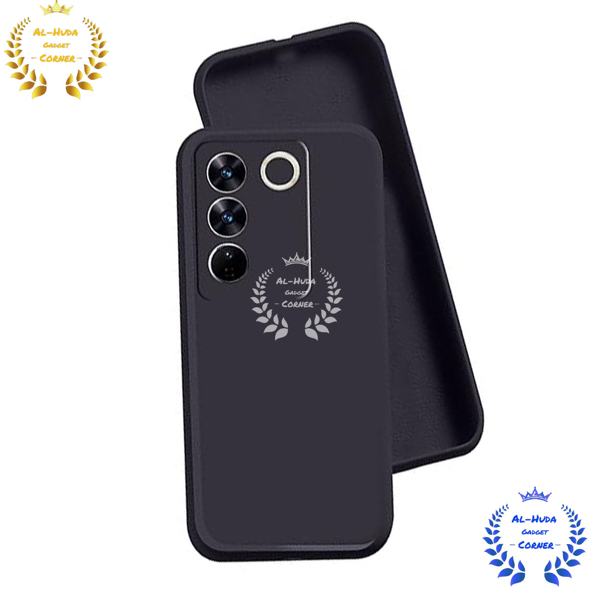 Picture of Shockproof & Transparent Crystal Clear Back Cover Case / Matte Protective Lens Flexible Back Cover for Vivo V27 5G / V27 Pro 5G | Slim Silicone Cover with Soft Lining Shockproof Full Body Bumper Case