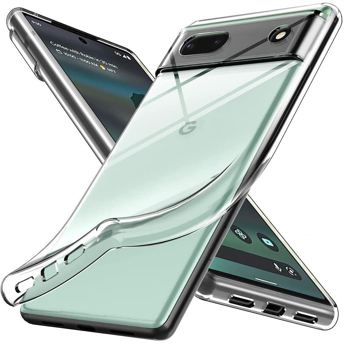 Picture of For Google Pixel 7 Pro Shockproof transparent liquid crystal long time use soft premium protective back cover