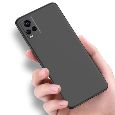 Picture of Vivo V20 Back Cover Full Camera Protactor Liquit Silicone Cases - Phone - Camera - Phone Back Cover