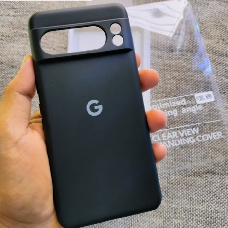 Picture of For Google Pixel 8 Pro Back Case With Camera Protection Premium Silicone Case Soft Ultra-Thin Flexible Protective Mobile Phone Back Cover Pixel 8 Pro