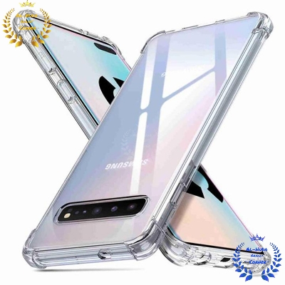 Picture of Shockproof & Transparent Crystal Clear Back Cover Case / Matte Protective Lens Flexible Back Cover for Samsung Galaxy S10 5g | Slim Silicone Cover with Soft Lining Shockproof Full Body Bumper Case