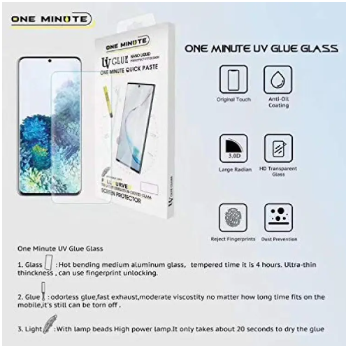 Picture of Samsung Galaxy Note9 - Full Coverage Curve Premium Tempered UV Glass Screen Protector