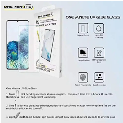 Picture of Samsung Galaxy Note9 - Full Coverage Curve Premium Tempered UV Glass Screen Protector
