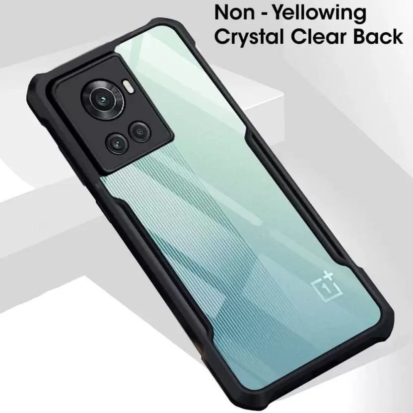 Picture of For OnePlus 10R Hard Case Transparent Silica Gel Matte Shockproof Slim Thin Cover Phone Casing For Oneplus 10 R Back Cover