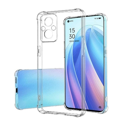 Picture of For One plus N20 5G /Reno 8Z/Reno 7Z 5G/A96 5G /Oppo F21 pro 5G/F21s pro 5G Edge-Reinforced Shockproof Cushion Back Clear Hybrid Transparent soft Cover Casing