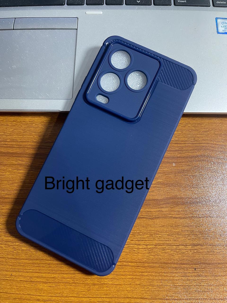 Picture of Walton NEXG N25 Back Cover Premium Silicone Soft Case With Carbon Fiber Texture Design Official NEXG N25 Back Case Walton N25 Cover