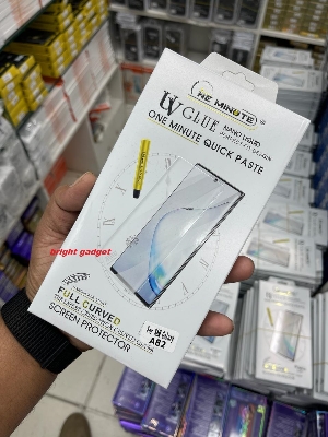 Picture of For Samsung Galaxy A82 A+ GRADE) One minute UV Light Adhesive Tempered Glass Screen Protector