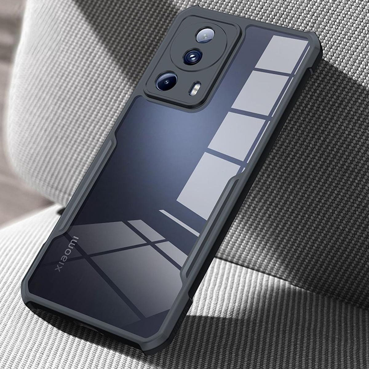 Picture of For Xiaomi 13 Lite Case Transparent Clear Air Bag Protector Soft Frame Hard Armor Cover Casing Mi Xiaomi 13 Lite Phone Case Cover