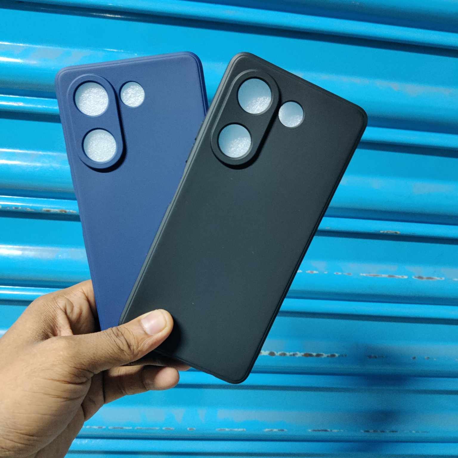 Picture of For Tecno Camon 20 Pro  Silicone Fit Designed Soft Gel Rubber Shockproof Back Case Phone Back Cover