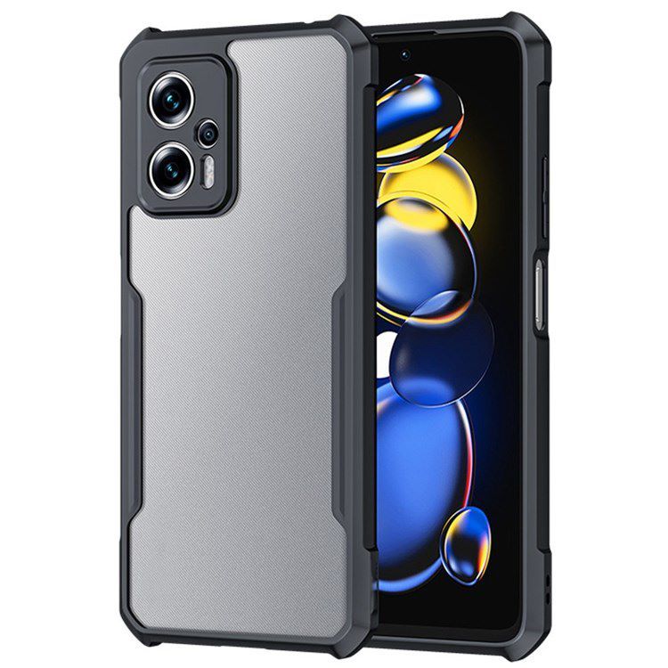 Picture of For Xiaomi Redmi K50i Cushion Back Clear Transparent Hard Cover Casing