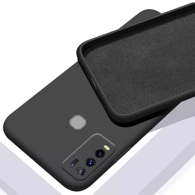 Picture of For Vivo Y30 / Vivo Y50 Liquid Silicone Cover Soft Phone Protective Bumper For Vivo Y50 / Vivo Y30 Back Cover