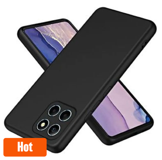 Picture of For Honor X6 / Honor X8 5G Heavy Strong Liquid Silicone Soft Gel Rubber Shockproof Back Cover - Camera - Phone Back Cover