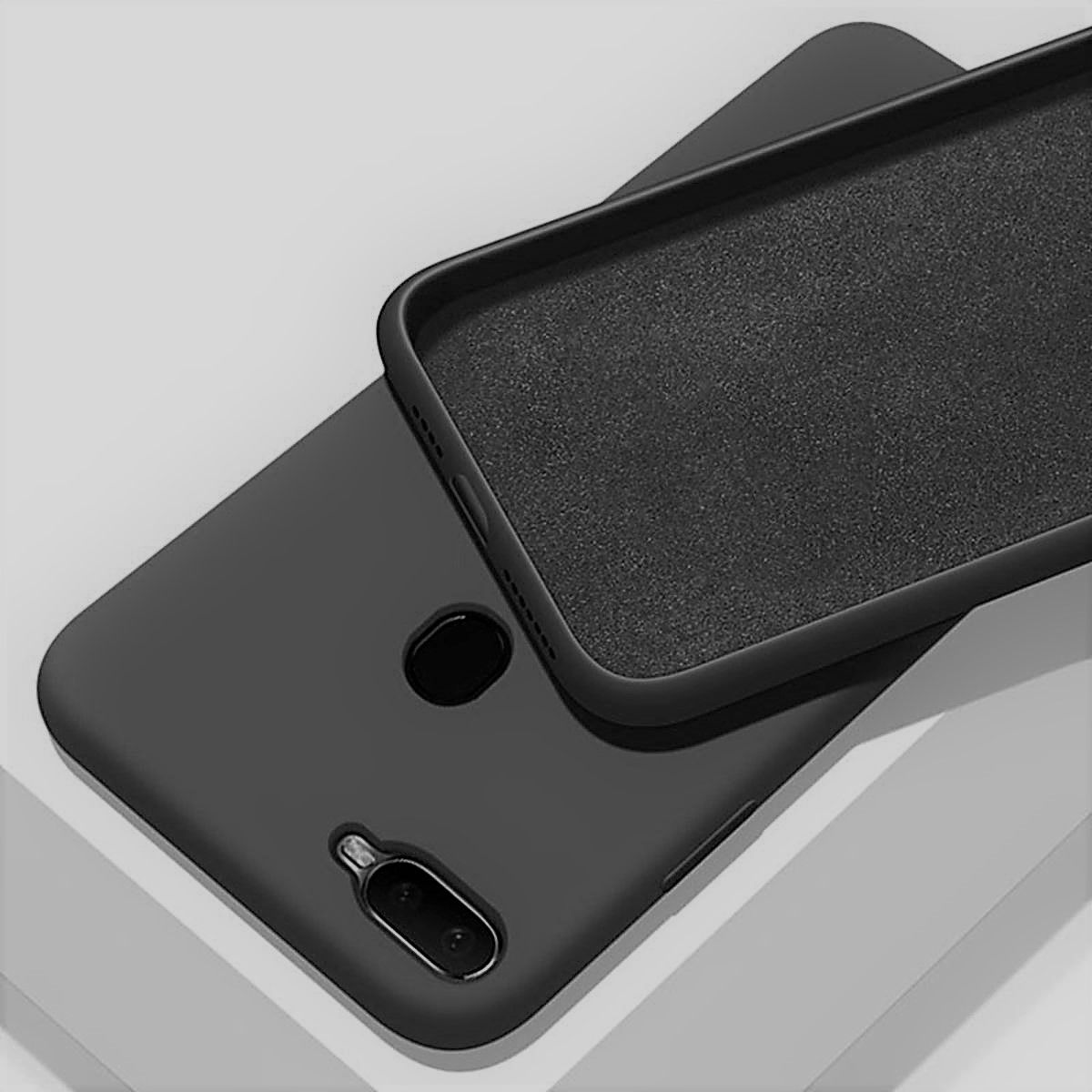 Picture of Soft Liquid Silicone Full Back Cover For Oppo F5, A73, A79 - Upgrade Protection And Style Of Oppo F5, A73, Or A79