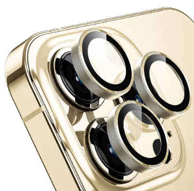 Picture of For Apple iPhone 14 Pro/iPhone 14 Pro Max Camera Lens Protector HD Tempered Metal Glass Camera Screen Protector Cover Film Accessories,Deep Purple ,Space Black,Gold ,Silver