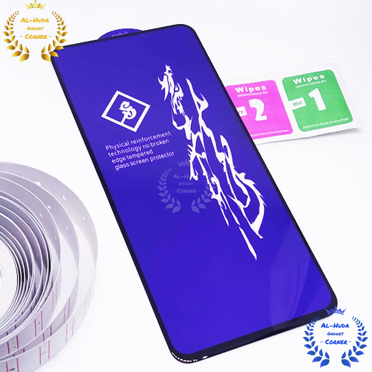 Picture of Super X / Rainbow / Privacy Tempered Glass Screen Protector Specially Designed For iPhone 12 Pro MAX Edge To Edge Coverage With Easy Installation Kit