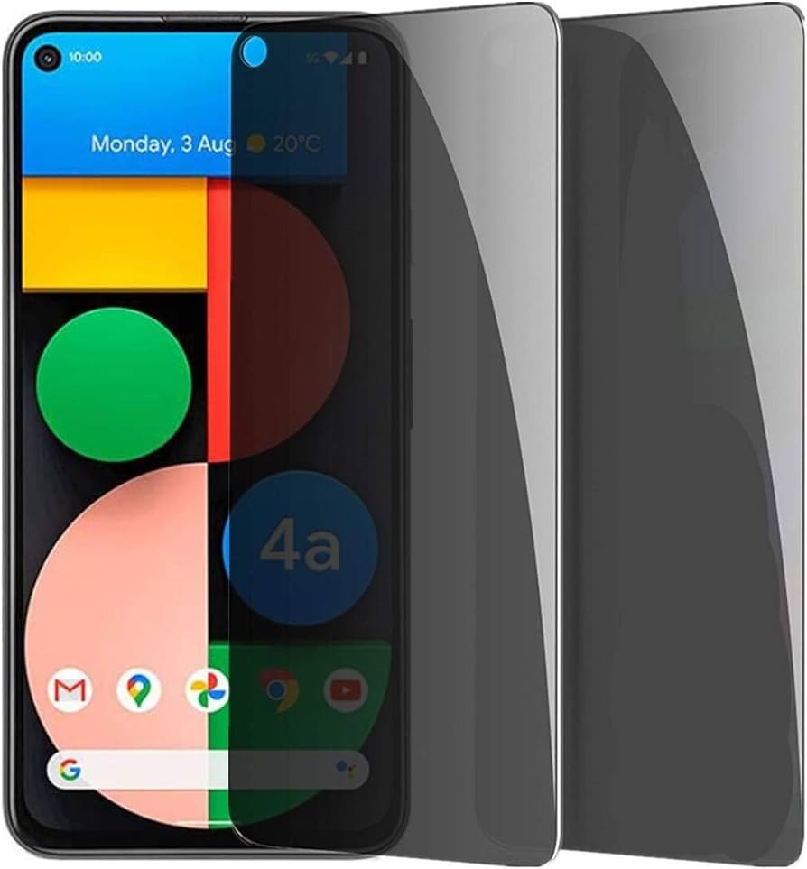 Picture of Google Pixel 5 / Pixel 5a / Pixel 5xl Privacy Glass Screen Protector - Anti Spy Screen Protector Film