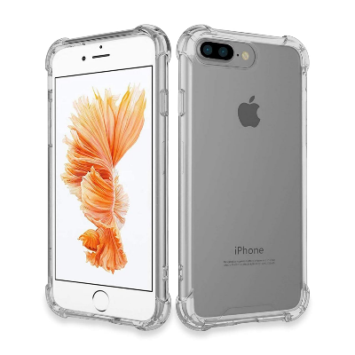 Picture of For Apple iPhone 7 Plus / 8 Plus Premium Silicone Case Crystal Clear Soft TPU Ultra-Thin Transparent Flexible Protective Mobile Phone Back Cover