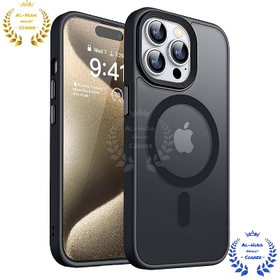 Picture of Shockproof & Transparent Crystal Clear Back Cover Case / Matte Protective Lens Flexible Back Cover for Apple iPhone 16 Pro / iPhone 16 Pro Max | Slim Silicone Cover with Soft Lining Shockproof Full Body Bumper Case