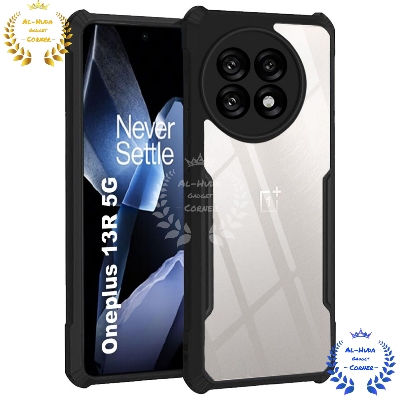Picture of Transparent Back Clear Cover case + Xundd Protective Cover + Silicone Back Cover With Camera Protection Specially Designed For OnePlus Ace 5 / OnePlus Ace 5 Pro / OnePlus 13R / 1+ 13R Back Cover.