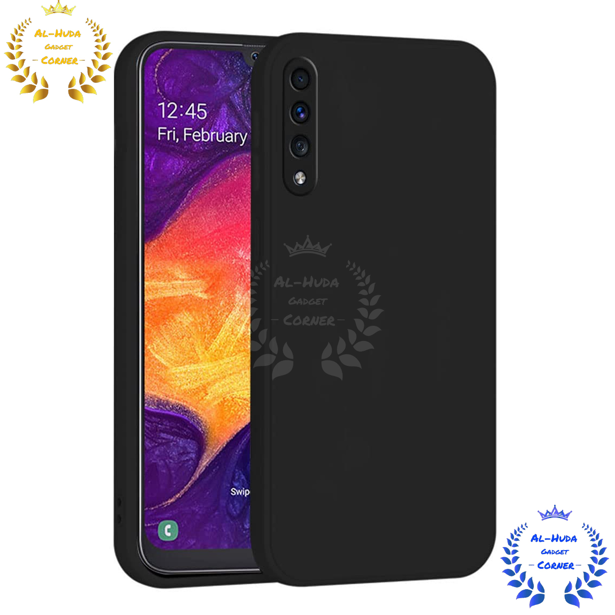 Picture of Shockproof & Transparent Crystal Clear Back Cover Case / Matte Protective Lens Flexible Back Cover for Samsung Galaxy A50 / Samsung Galaxy A30S / Samsung Galaxy A50S | Slim Silicone Cover with Soft Lining Shockproof Full Body Bumper Case