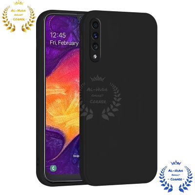 Picture of Shockproof & Transparent Crystal Clear Back Cover Case / Matte Protective Lens Flexible Back Cover for Samsung Galaxy A50 / Samsung Galaxy A30S / Samsung Galaxy A50S | Slim Silicone Cover with Soft Lining Shockproof Full Body Bumper Case