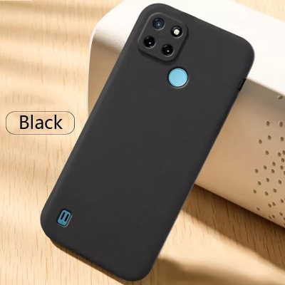 Picture of For Realme c21y/c25y Silicon Back Cover with Riband soft silicone case
