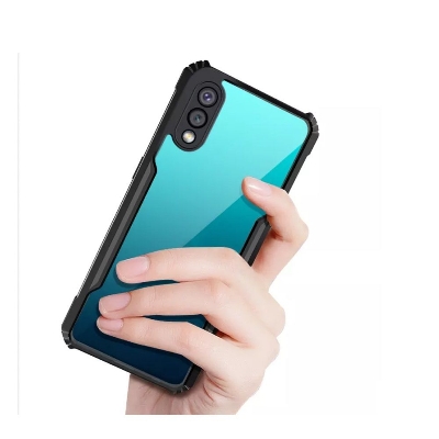 Picture of For Samsung Galaxy A10 / M10 Shockproof TPU Bumper Hard Clear Acrylic Mobile Phone Case For Samsung M10 Back Cover - Phone - Camera