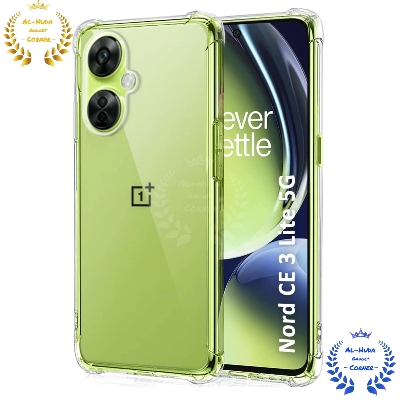 Picture of Shockproof & Transparent Crystal Clear Back Cover Case / Matte Protective Lens Flexible Back Cover for OnePlus Nord CE 3 Lite 5G / OnePlus Nord CE3 Lite 5G / 1+ Nord CE 3 Lite 5G | Slim Silicone Cover with Soft Lining Shockproof Full Body Bumper Case