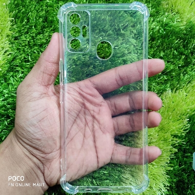 Picture of For Tecno Spark 7, KF6, KF6j, KF6i, KF6k Clear Cover Soft Thin Anti-Scratches Crystal Case(Transparent)