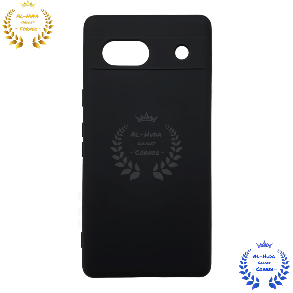 Picture of Shockproof & Transparent Crystal Clear Back Cover Case / Matte Protective Lens Flexible Back Cover for Google Pixel 7a 5G | Slim Silicone Cover with Soft Lining Shockproof Full Body Bumper Case