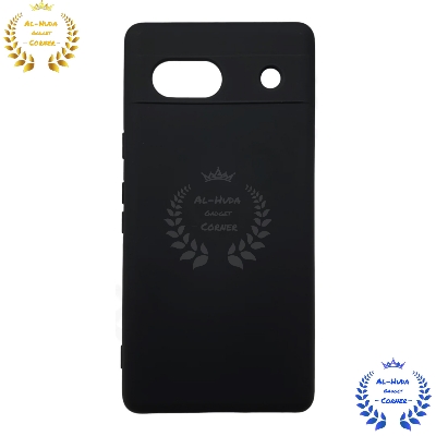 Picture of Shockproof & Transparent Crystal Clear Back Cover Case / Matte Protective Lens Flexible Back Cover for Google Pixel 7a 5G | Slim Silicone Cover with Soft Lining Shockproof Full Body Bumper Case