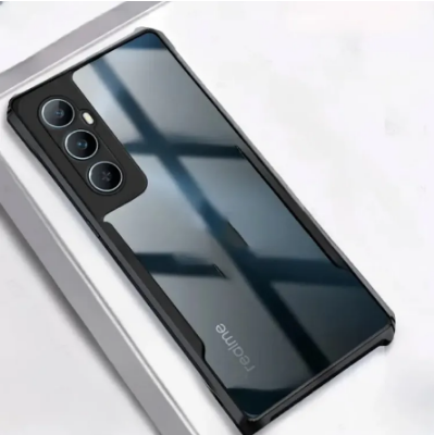 Picture of For Realme C65 Xunddu Shockproof TPU Bumper Clear Acrylic Mobile Phone Case Back Cover