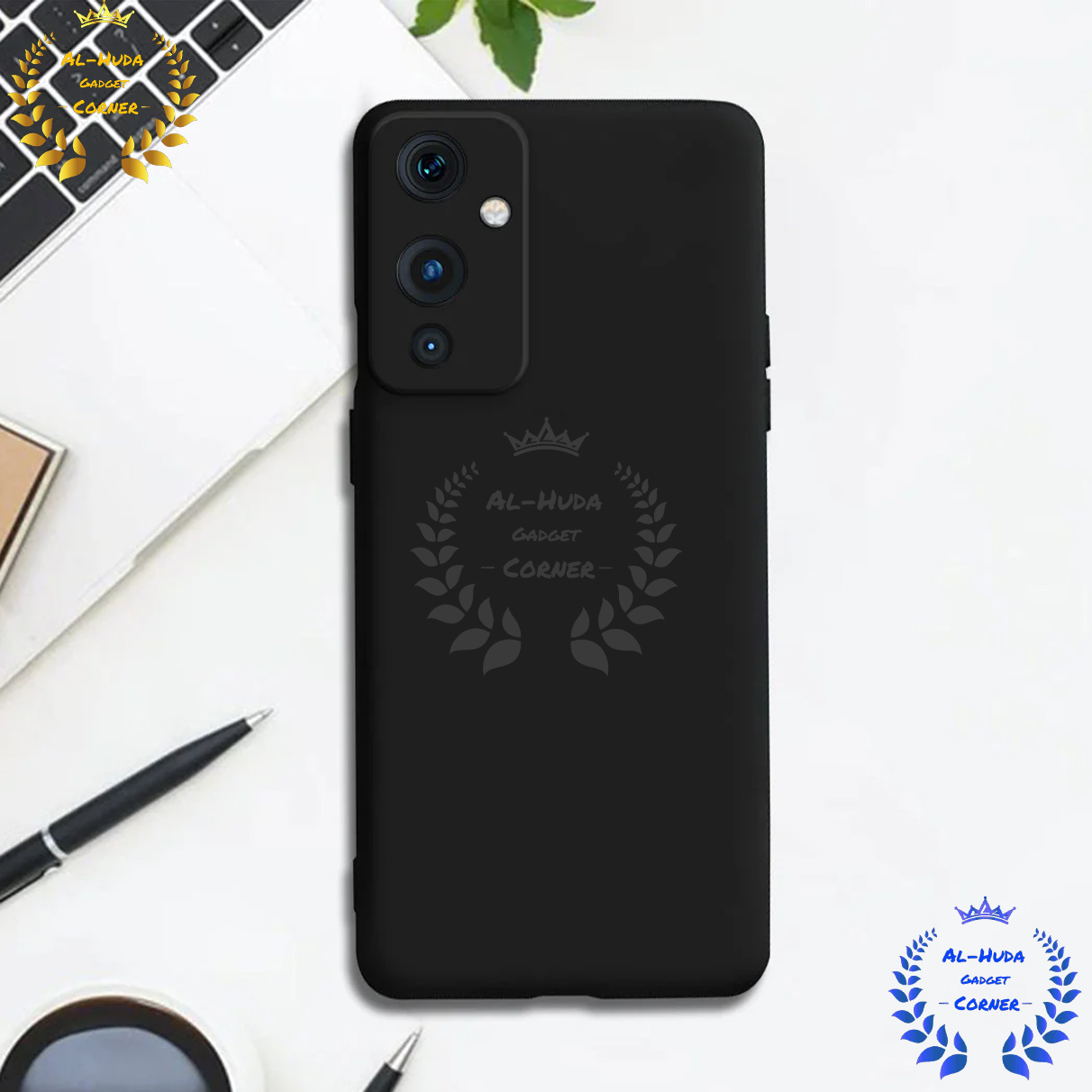 Picture of Shockproof & Transparent Crystal Clear Back Cover Case / Matte Protective Lens Flexible Back Cover for OnePlus 9 5G / 1+ 9 5G | Slim Silicone Cover with Soft Lining Shockproof Full Body Bumper Case