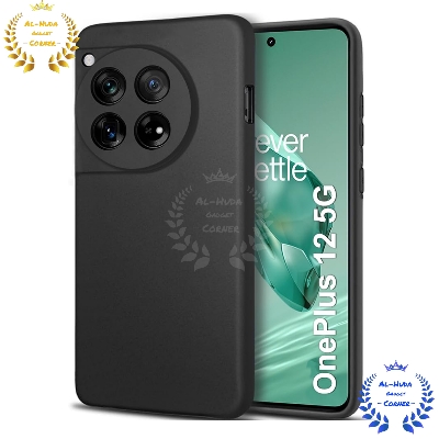 Picture of Shockproof & Transparent Crystal Clear Back Cover Case / Matte Protective Lens Flexible Back Cover for OnePlus 12 5G  / 1+ 12 5G | Slim Silicone Cover with Soft Lining Shockproof Full Body Bumper Case