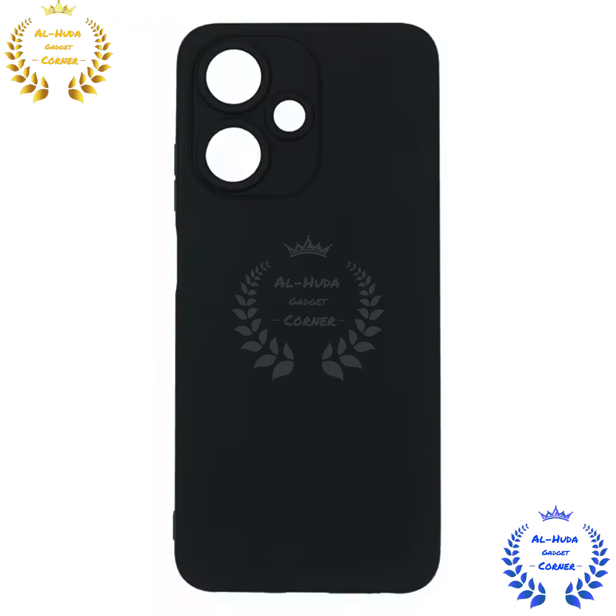 Picture of Shockproof & Transparent Crystal Clear Back Cover Case / Matte Protective Lens Flexible Back Cover for Infinix Hot 30 Play | Slim Silicone Cover with Soft Lining Shockproof Full Body Bumper Case