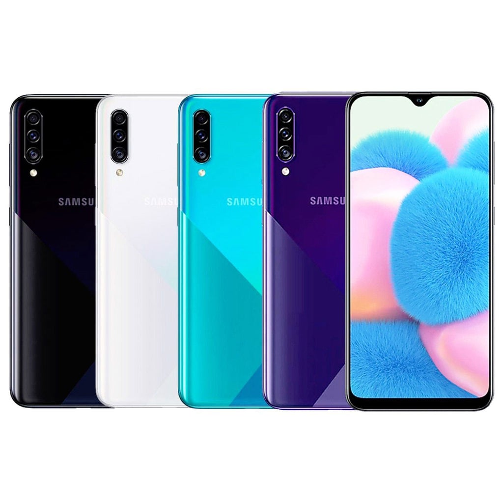 Picture of For Samsung Galaxy A30S Housing Frame with Battery Cover Replacement Back Battery Cover Glass Case