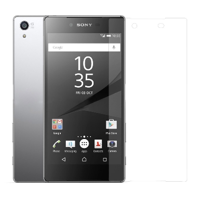 Picture of For Sony Xperia Z5....3mm screen protector 9H Hard 2.5D Arc Edge Round Border Screen Protector with Clean Tools