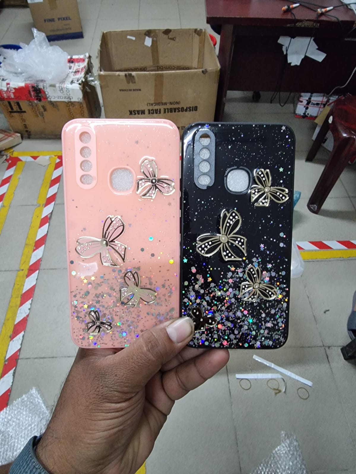 Picture of Samsung Galaxy A20s - Unic Design 3D Flexible Silicone Fashionable Ladies Cover
