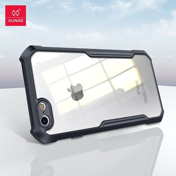 Picture of Clear Case For iPhone 7 / 8 / iPhone SE (2020) - Luxury Transparent Crystal Ultra Thin Light Weight Stylish Slim Shockproof Camera Bumper Protective Xundu Cover