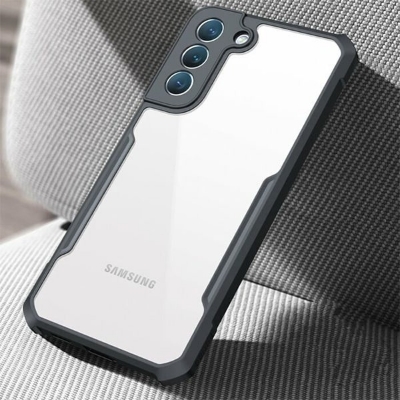 Picture of For Samsung Galaxy S22 Plus Transparent Case Official Soft Tpu Back Case Shockproof Four-Corner Bump Silicone Cover Samsung Galaxy 22+ Back Case Shell Mobile Phone Back Cover