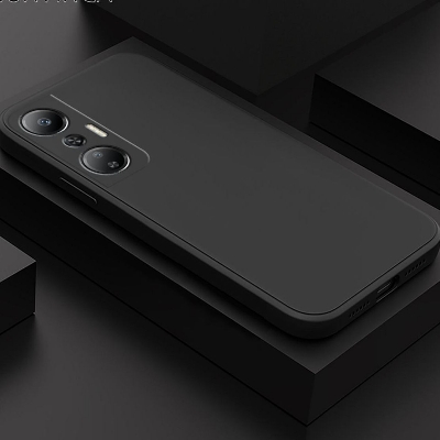Picture of for Infinix Hot 20S Back Cover Simple Candy Color Square Edge Liquid Silicone Phone Case